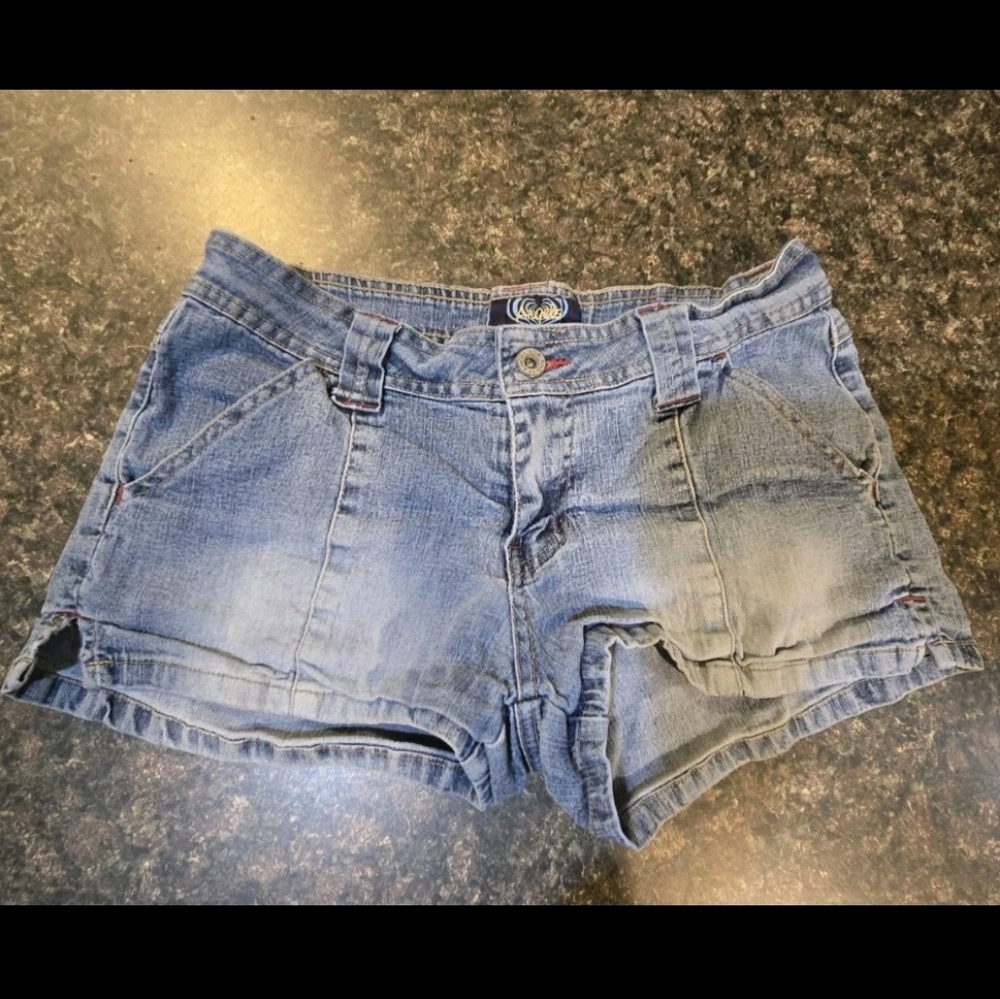 Y2k vintage Angels short Shorts Size 9 Juniors